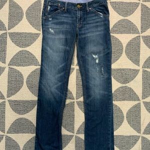 GAP Distressed Embellished Jeans